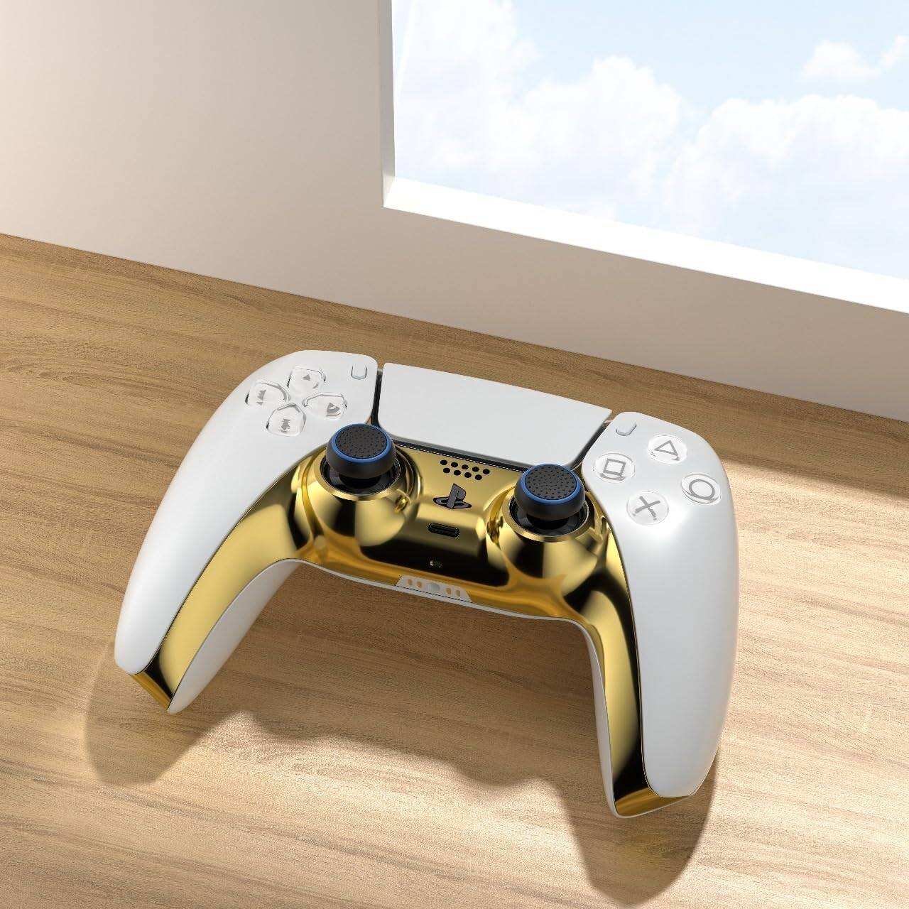 Skin decorativa dorada