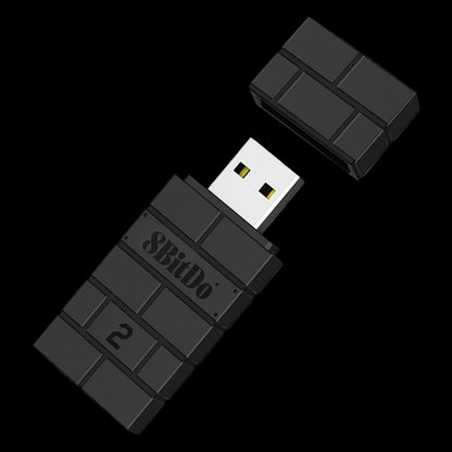 Adaptador 8BitDo v2 con Bluetooth para controles Xbox/PlayStation/Switch