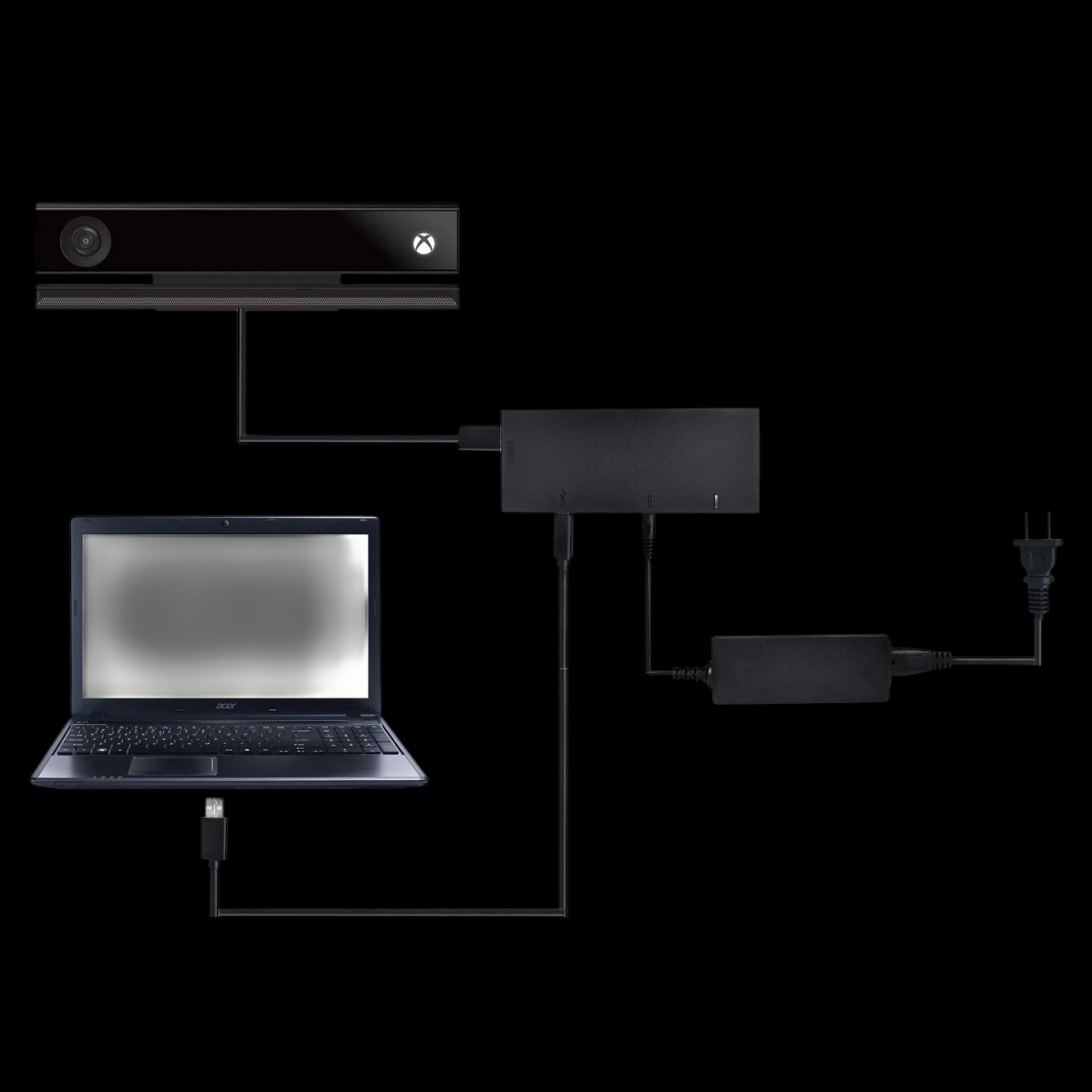Adaptador Kinect para Xbox y Pc