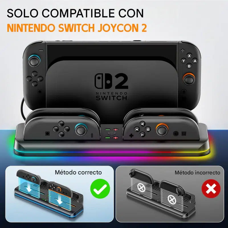 Base de carga magnética para Nintendo Switch 2