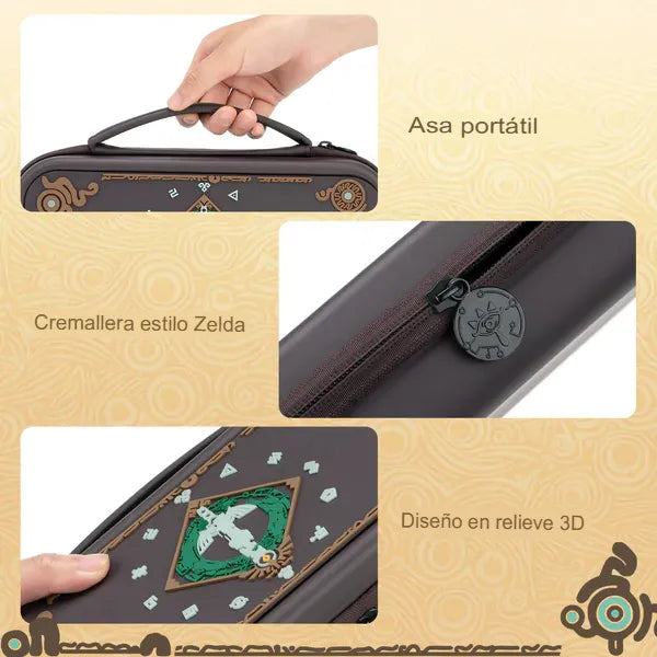 Estuche "The Legend of Zelda" luminoso para Nintendo Switch