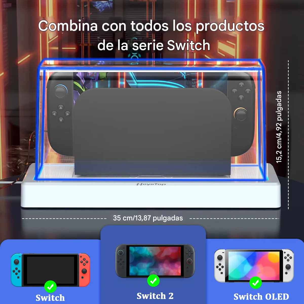 Base con luz LED (Nintendo Switch 2)