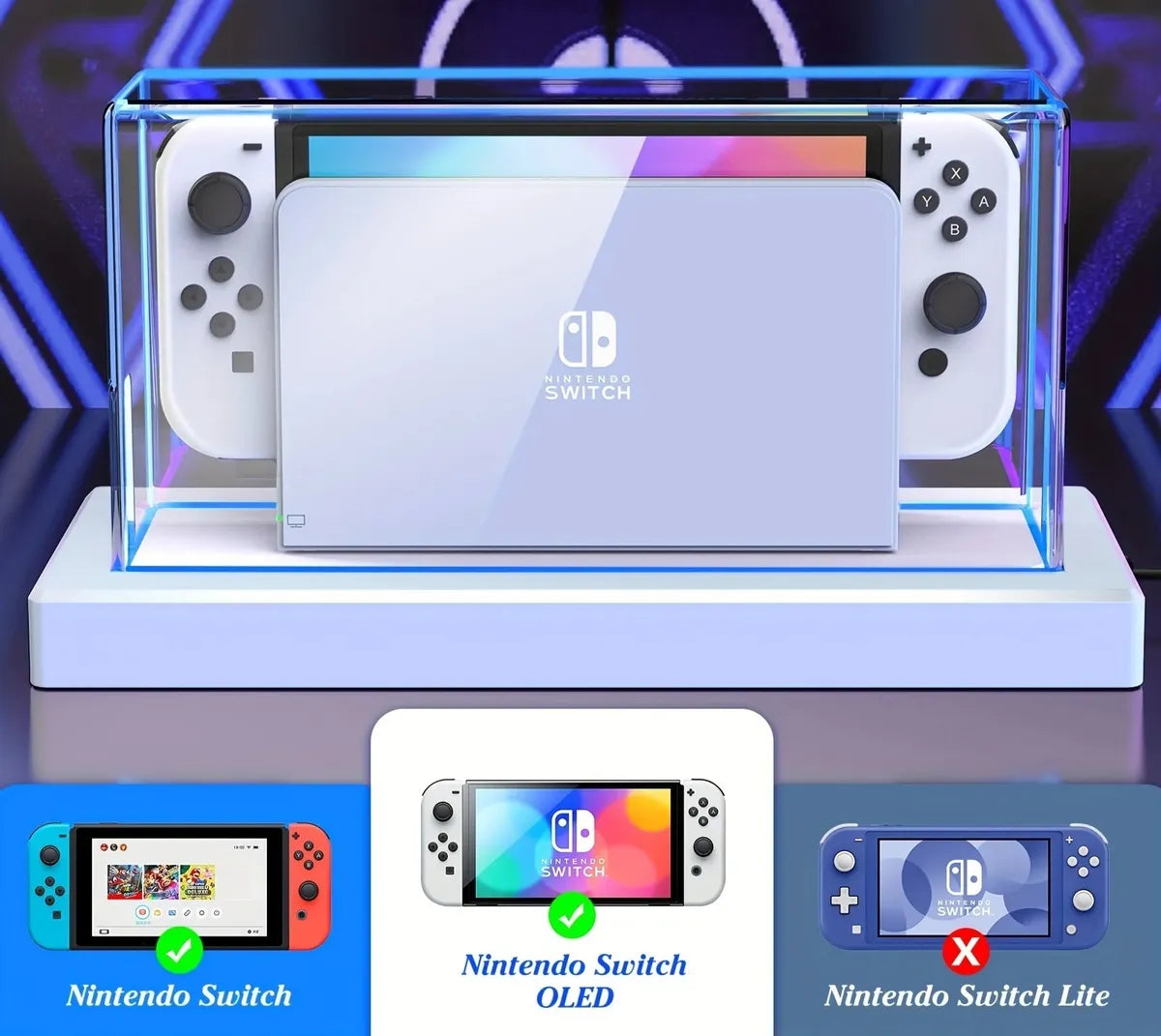Base con luz LED (Nintendo Switch/OLED)