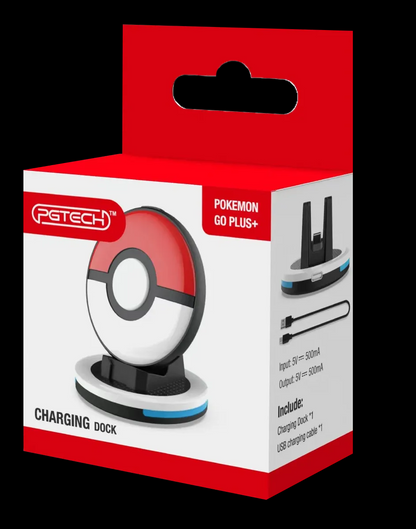Estación base de carga con luz led para Pokémon Go Plus +
