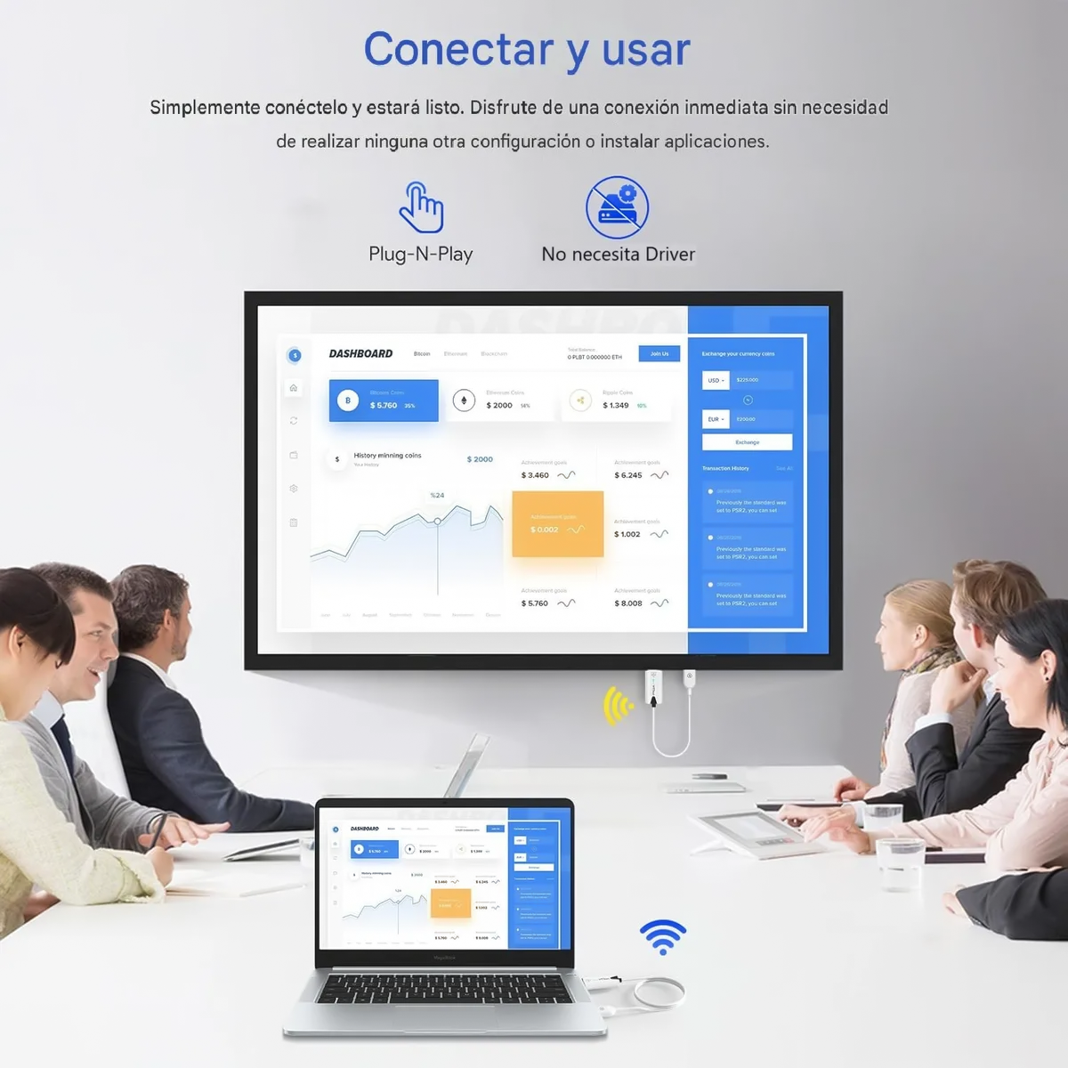 Transmisor receptor inalámbrico HDMI