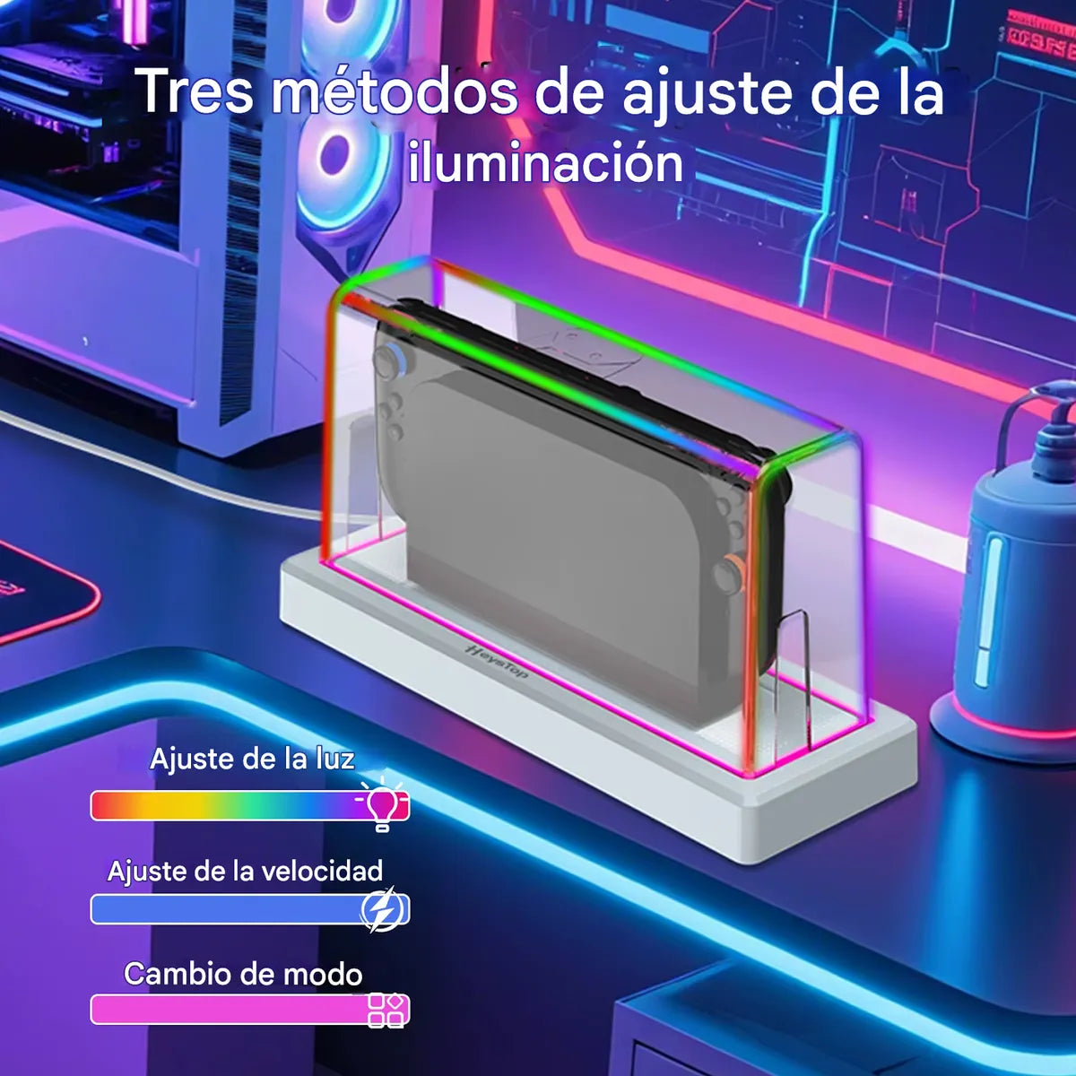 Base con luz LED (Nintendo Switch 2)