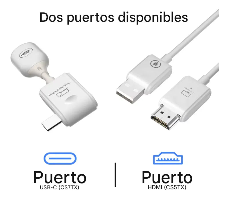 Transmisor Inalámbrico Cs7 Hdmi Conector Tipo C