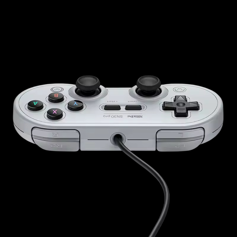 Control 8bitdo Sn30 Pro con cable USB
