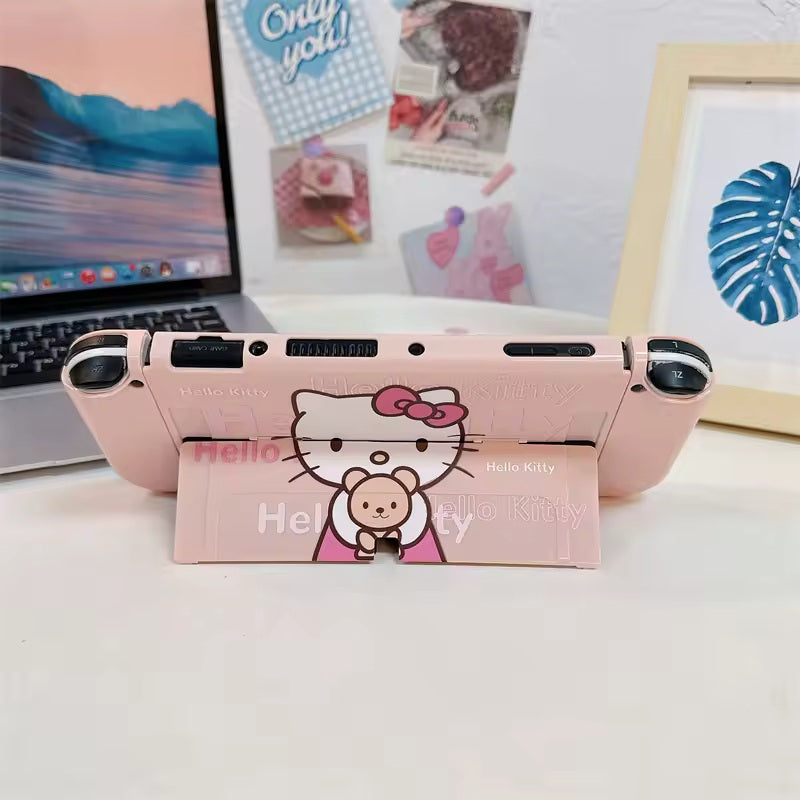 Carcasa Hello Kitty Nintendo Switch OLED