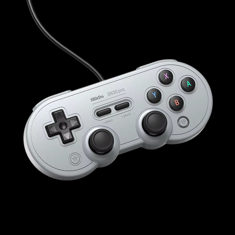 Control 8bitdo Sn30 Pro con cable USB