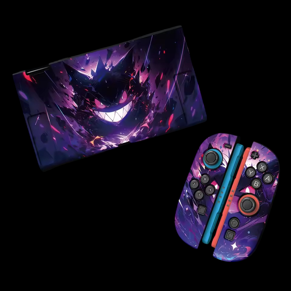 Carcasa Nintendo Switch 2 de Gengar (Violeta)