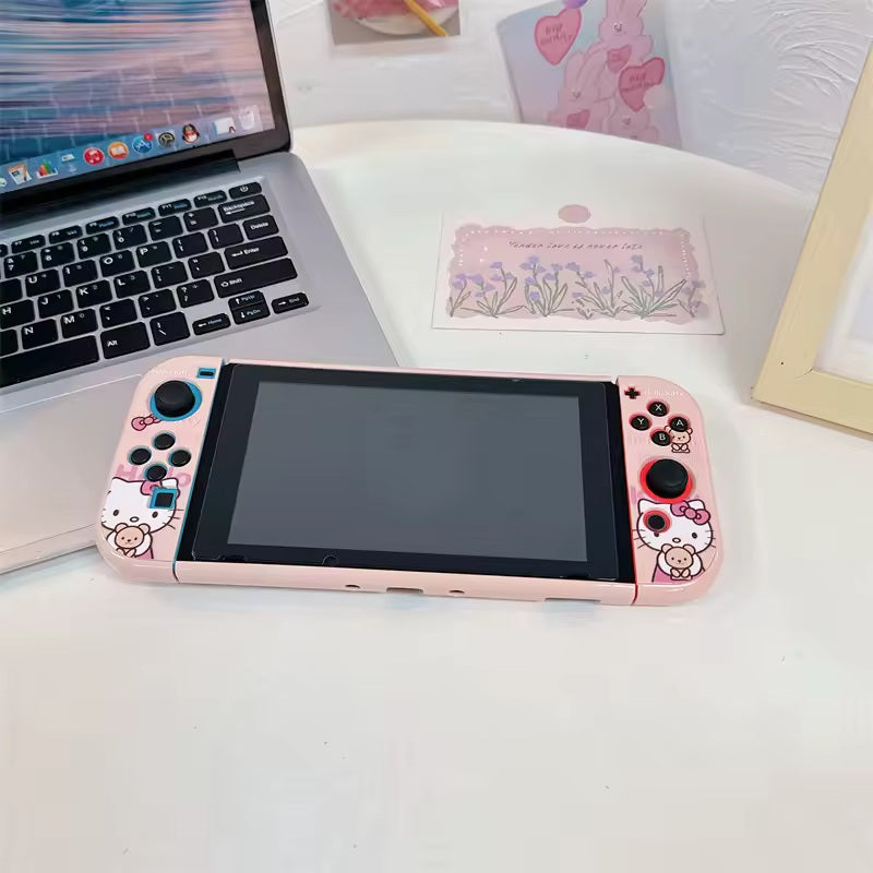 Carcasa Hello Kitty Nintendo Switch OLED