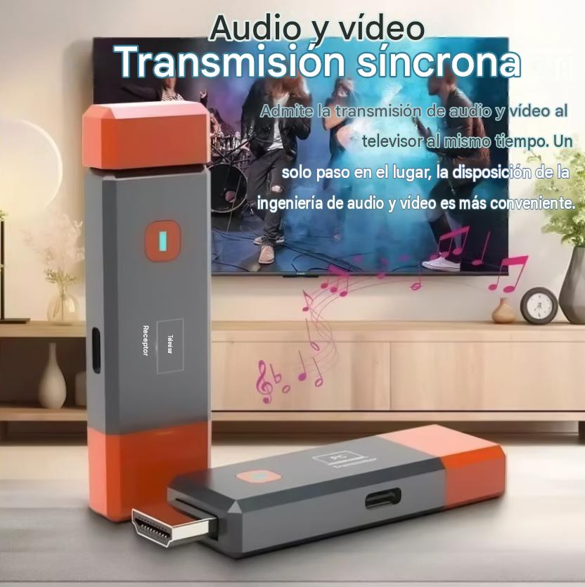Transmisor-Receptor Adaptador Inalámbrico HDMI