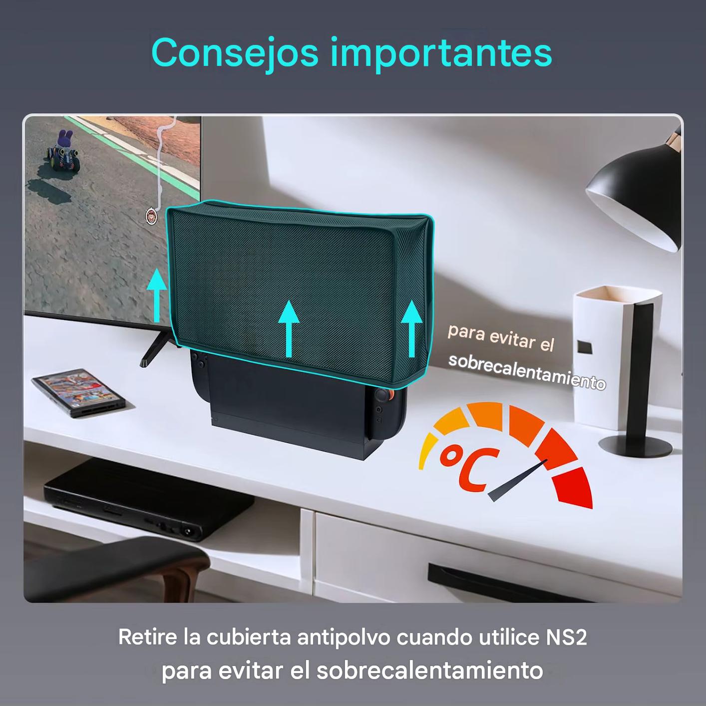 Funda antipolvo para Nintendo Switch 2