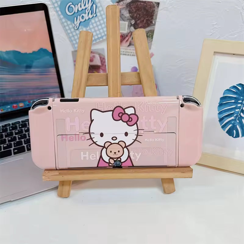 Carcasa Hello Kitty Nintendo Switch OLED