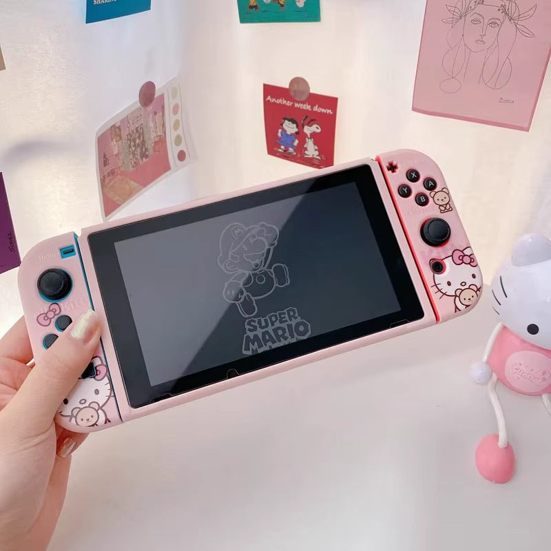 Carcasa Hello Kitty Nintendo Switch OLED