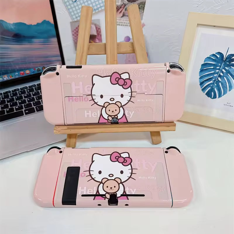 Carcasa Hello Kitty Nintendo Switch OLED
