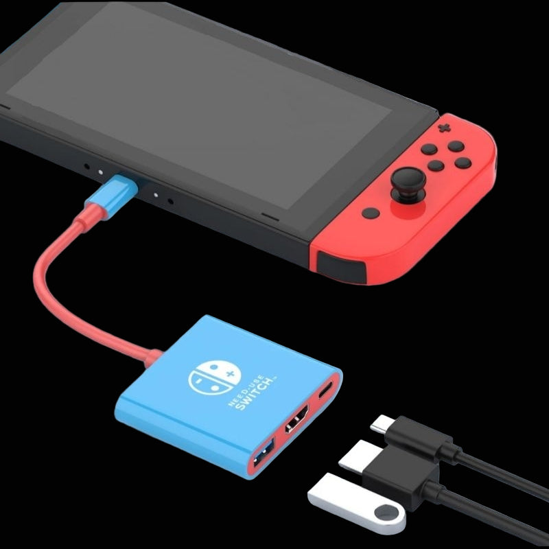 Adaptador Hub Dock Nintendo Switch